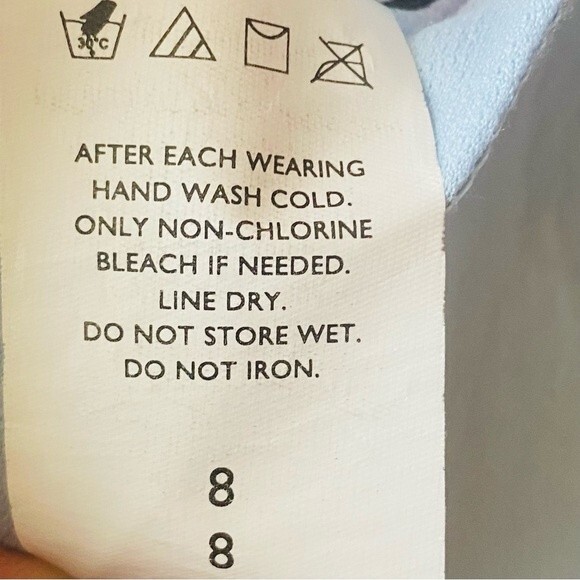 Nike Women’s striped swimsuit tankini bathing suit top racerback size Medium 8 - Picture 8 of 9